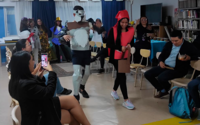 Funcionarios de nuestro Colegio Bulnes celebraron el Día del Libro