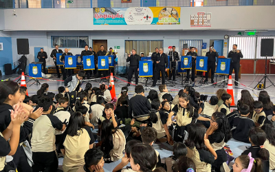 Banda Insigne de la IV Zona Naval se presentó en nuestro Colegio Bulnes