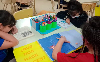 Primer día del «Club de Lectura» para nuestros estudiantes de 1° y 2° Básico