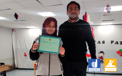 Premio al curso con la Mejor Asistencia de la semana fue para el 7°A