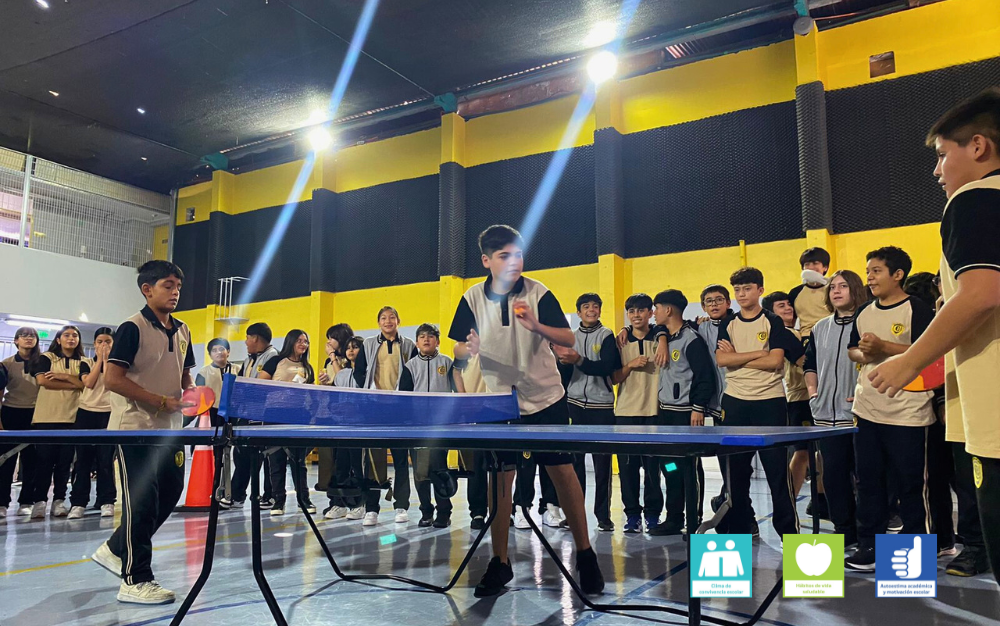 Torneo de Ping Pong llenó de alegría recreos en Colegio Bulnes